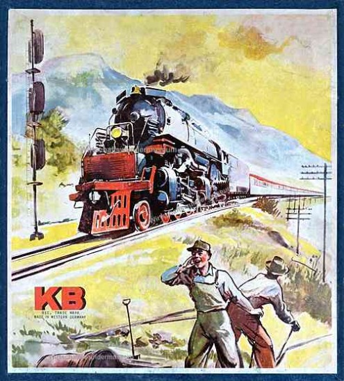 BUB Uhrwerk Eisenbahn 1950er Jahre